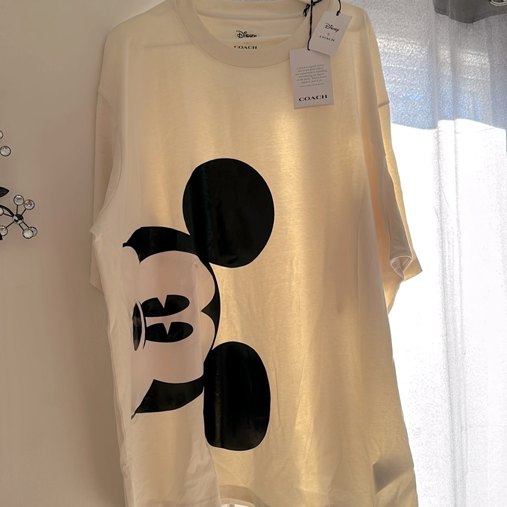 Beautiful short-sleeved t-shirt size xxl special edition of DISNEY AND COACH
